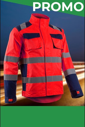 Giacca softshell alta visibilità rossa Coverguard Hibana in offerta